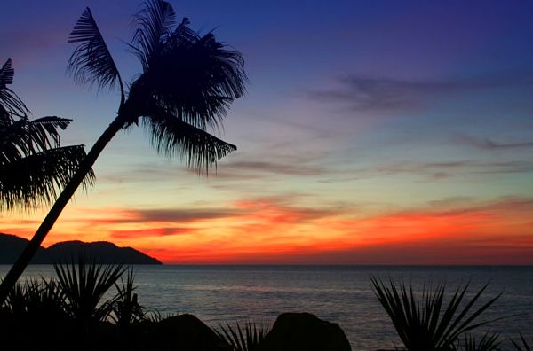 Penang Malaysia sunset