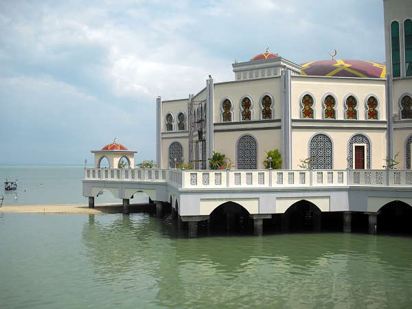 Penang island floating mosque